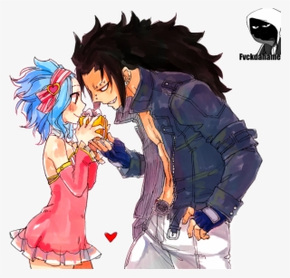 Levy And Gajeel Render By Fvckfdaname