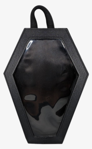 Miju Miju Black Glitter Coffin Ita Bag ♡