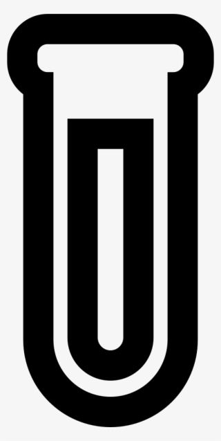 Test Tube With Liquid Outline Comments