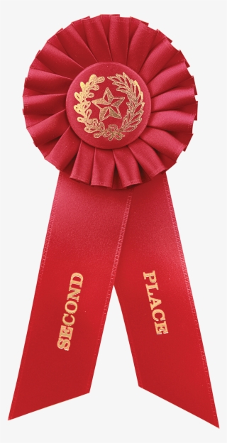 2nd Place Red Rosette Ribbon