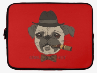 Cool Guy Pug Laptop Sleeves
