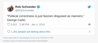 Rob Schneider With The Truth Bomb