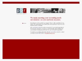 Pbr Executive Search Competitors, Revenue And Employees
