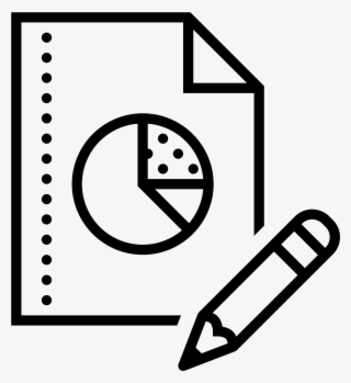 Editar O Relatório De Gráfico De Pizza Icon