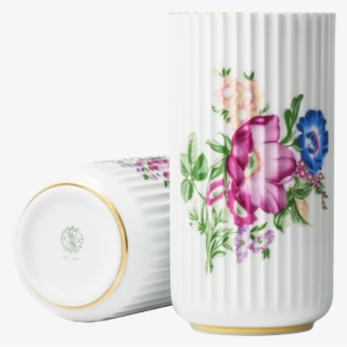 White With Print And Gold Trim, 20 Cm