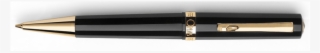 Arte Italiana Black [gold Trim] Ballpoint Pen