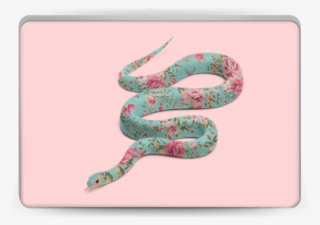 Floral Snake Skin Laptop