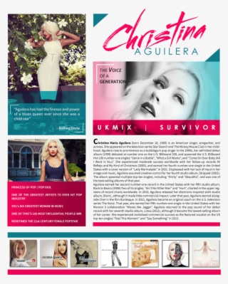 Christina Aguilera • The Ultimate Survivor • Finito