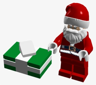 Santa With Present