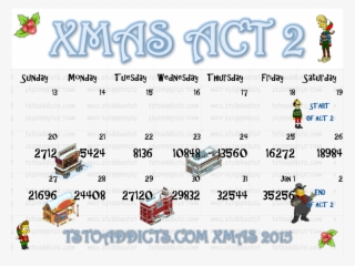 Act Two Calendar Xmas
