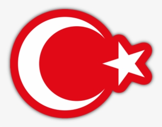 Türk Bayrağı Yuvarlak Png