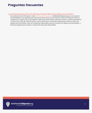 Sharps Faq