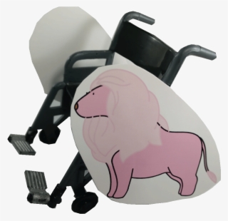 Pink Lion Lookalike From Steven Universe Wheelchair