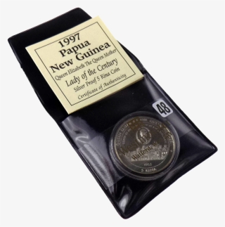 Pre-owned 1997 Papua New Guinea Queen Mother 5 Kina