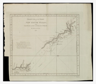 Captain Cook's Map Of The Great Barrier Reef, From