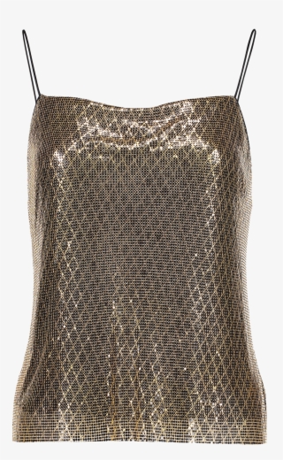 Harmon Chainmail Drapey Slip Tank