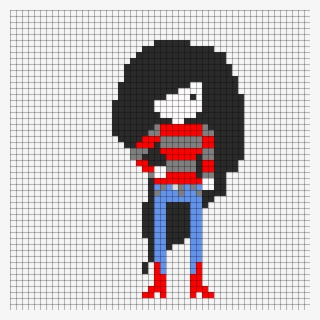 Marceline Adventure Time Perler Bead Pattern / Bead