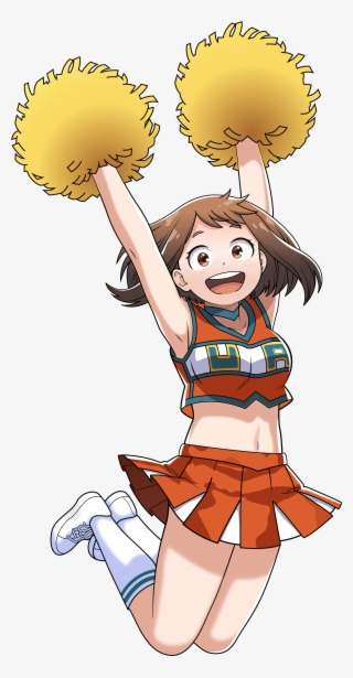 Image Of Uraraka Ochako Cheerleader Die Cut