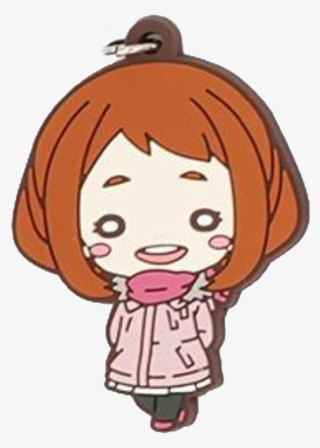 Rubber Ochaco Uraraka Keychain