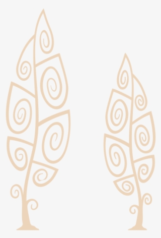 Arboles En Espiral Vinilo Decorativo