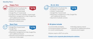 Social Media Management Pricing