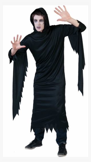 Tunica Nera Con Cappuccio Scream/ Strega Grimilde Biancaneve