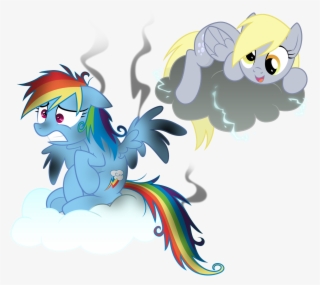 Artist Equestria-prevails Clouds Derpy Hooves Rainbow