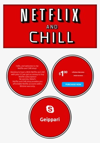 Netflix And Chill Png