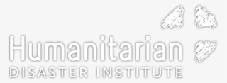 Humanitarian Disaster Institute Logo White With Shadow
