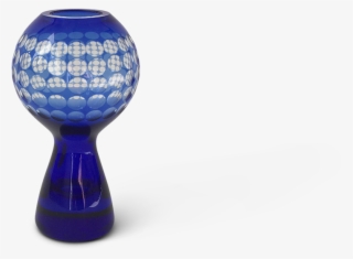 Vase Hartz Krystal Blue