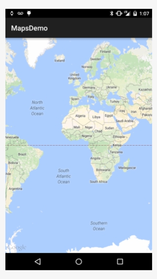 What Your Screen Should Look Like When Google Maps