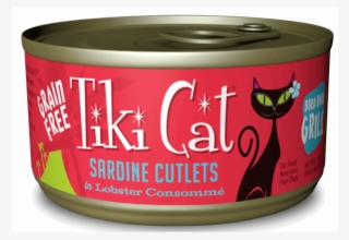 Tiki Cat Bora Bora Grill Grain Free Sardine Cutlets