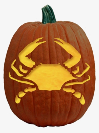 Blue Crab Pumpkin Carving Pattern