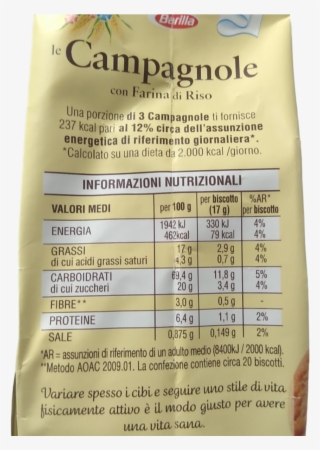 Mulino Bianco Cookies Gr 350 Campagnole X