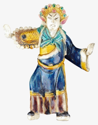Large Chinese Glazed Ceramic Peking Opera “mudman”