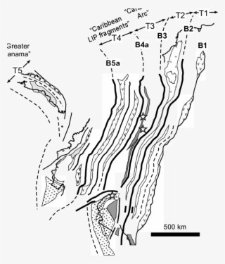 Dissected Geological Map At 42 Ma Based On Detailed