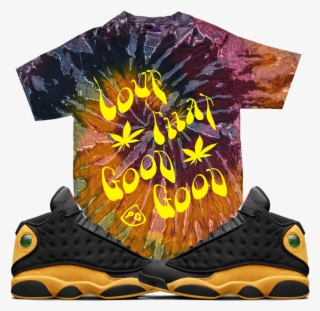 Jordan 13 Oak Hill Melo Sneaker Tees Tye Dye Shirts