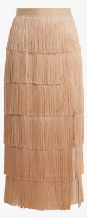 The Smooth Raey Fringed Midi Skirt - Skirt