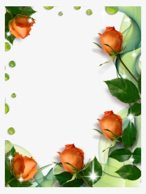 Rose Border - Bordes Y Marcos Para Portadas Con Flores