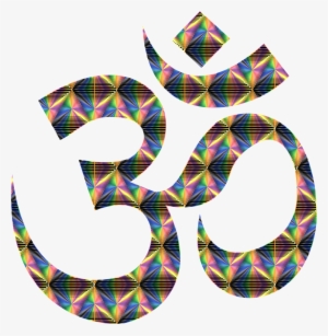 This Free Icons Png Design Of Prismatic Patterned Om