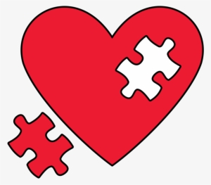 Hearts Clipart Person - Heart Puzzle Piece
