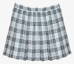 Grid Tennis Skirt - School Girl Skirt Png