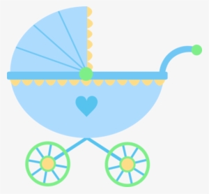 Baby Rattle Baby Boy Clipart Shower Free To Use Clip - Stroller Clipart