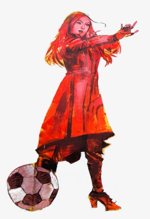 Gomora And Scarlet Witch Graffity Png - World Cup