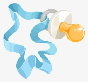 Clipart Bow Baby Boy - Background Baby Bottles Blue