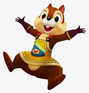 Disney Characters Png - Kingdom Hearts Chip And Dale
