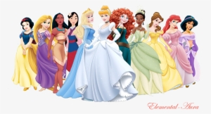 Official Disney Princess Merida Disney Princess 34123367 - All The Princesses Together