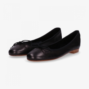 Ballerina Soft Smooth Leather Black - Ballet Flat