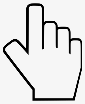 Hand Cursor Clipart Computer Mouse Pointer Cursor - Middle Finger Gif 