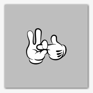 Mickey Mouse Sexy Hands Sticker Fun Decal - Clip Art